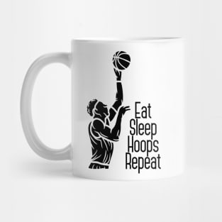 Eat Sleep Hoops Repeat Mug